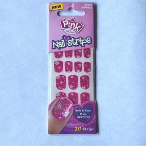 PINK Nail Strips Press On Nail Art  Nail Designs New in Package